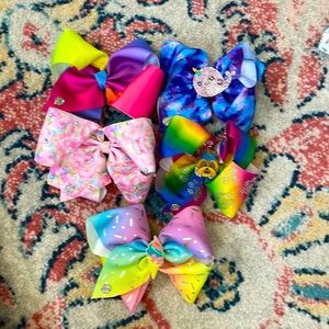 JoJo Siwa oversized style bows - multicolor lot